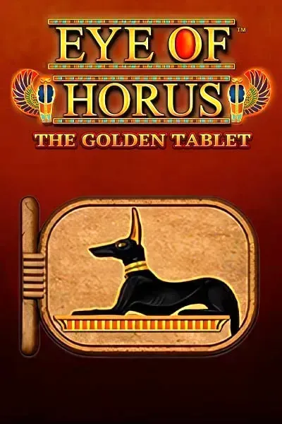 Eye of Horus slot with golden Anubis and Egyptian theme