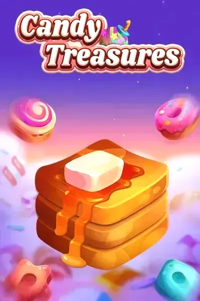 Candy Treasures slot with syrup pancakes and sweets