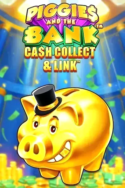 Piggies and the Bank slot with golden piggy bank