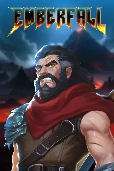 Emberfall slot with bearded warrior in fantasy world
